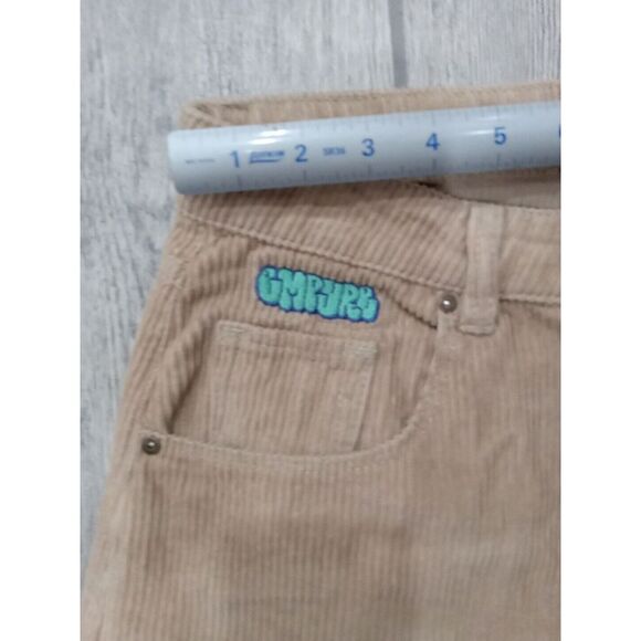 Retro Empyre Pants Womens 5 Brown Tori Baggy Hip Hop Skate Y2K Corduroy - Picture 5 of 10